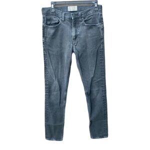 Everlane Black Distressed Straight Leg Jeans - 30x32